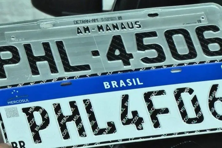 Projeto quer trazer de volta nome do estado e do município nas placas de veículos; entenda