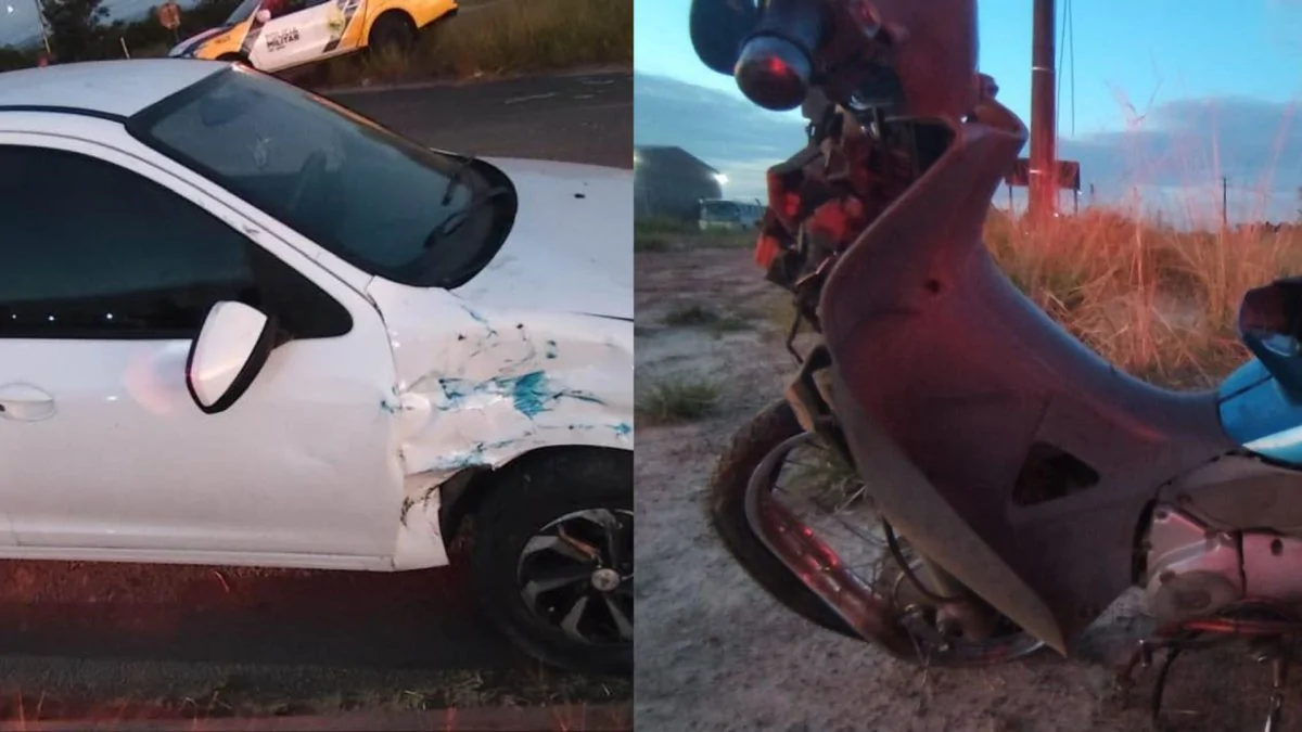 Acidente deixa jovem em estado grave e outro ferido no Norte Pioneiro