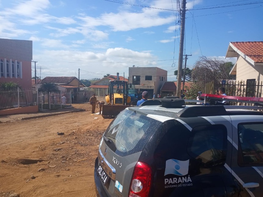 Idoso morre ao ser atropelado por trator