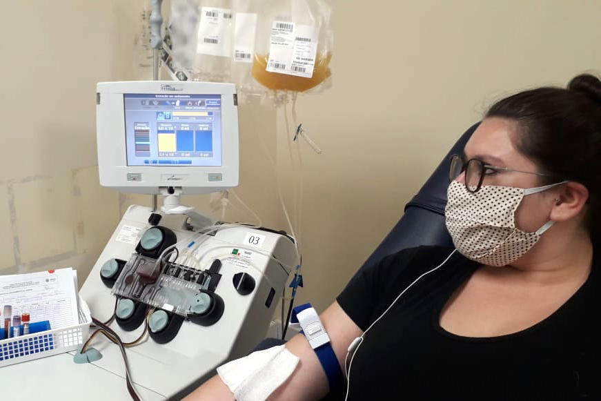Hemepar inicia uso de plasma para tratamento da Covid-19