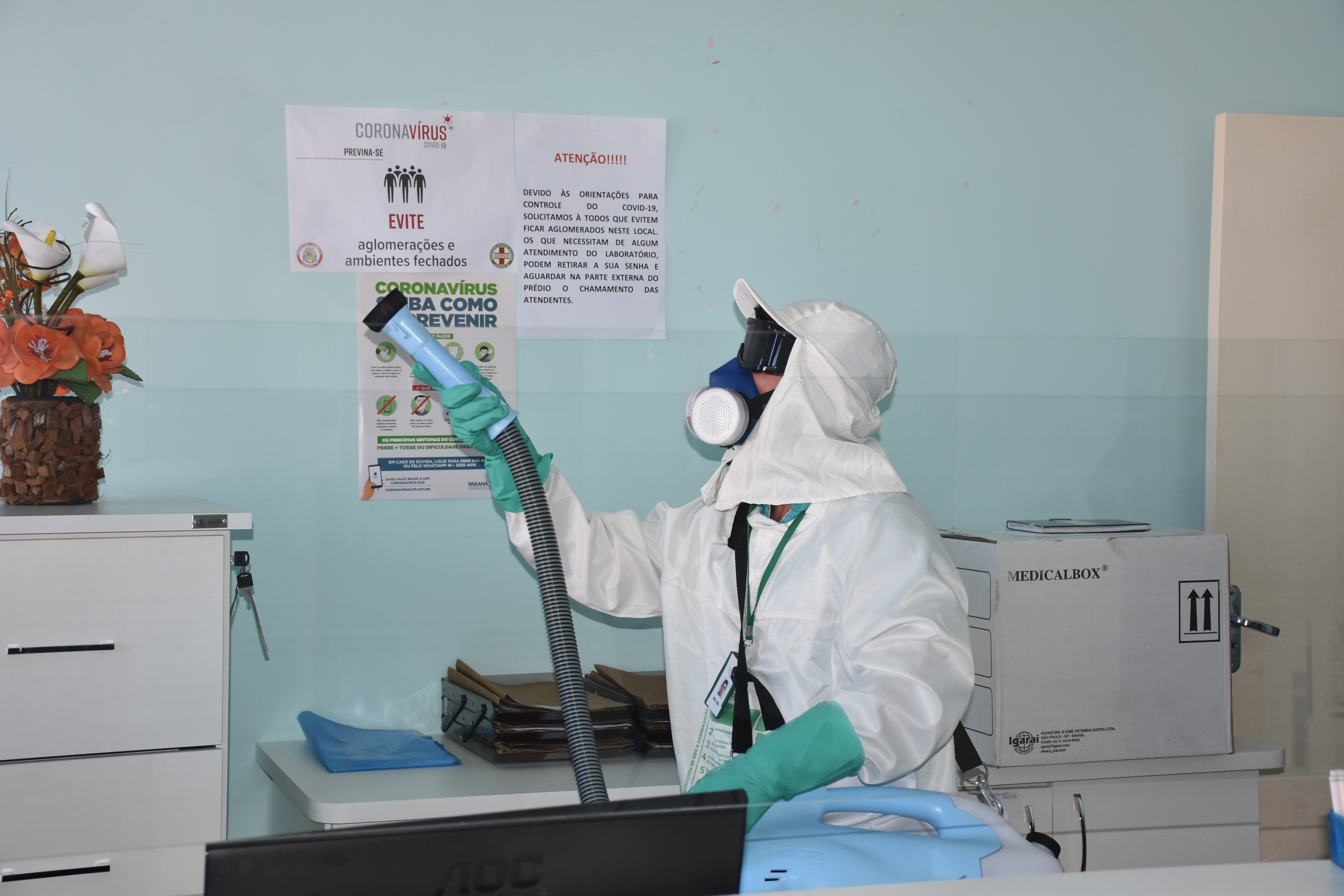 Com quatro casos confirmados e um óbito, Jaguariaíva reforça ações contra o novo coronavírus