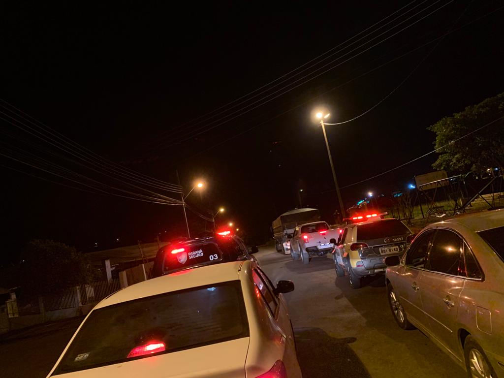 Força tarefa realiza operação para coibir aglomerações em Arapoti