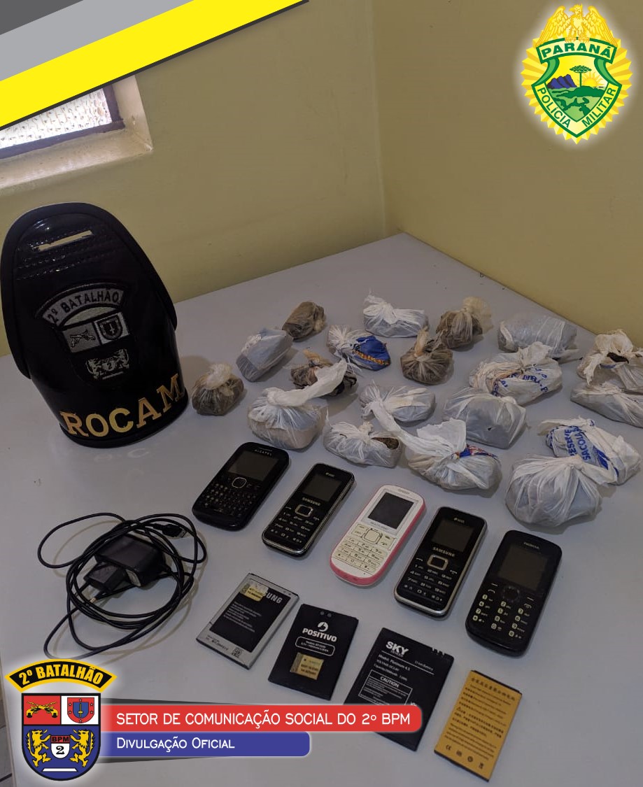 Mãe faz denúncia e polícia encontra mais de meio quilo de maconha do filho