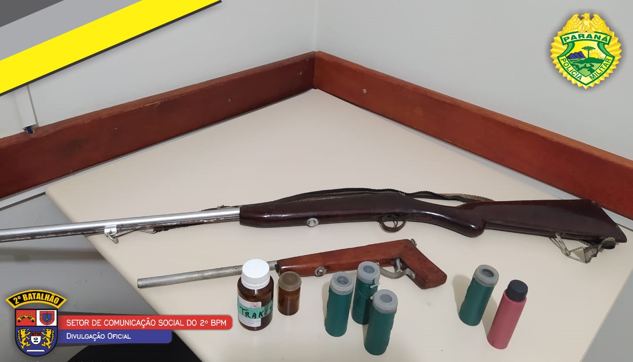 Briga de casal e ameaça com revólver termina com dois presos em São José da Boa Vista