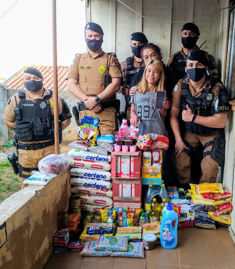 Polícia Militar realiza sonho de jovem brazense para ela voltar a estudar