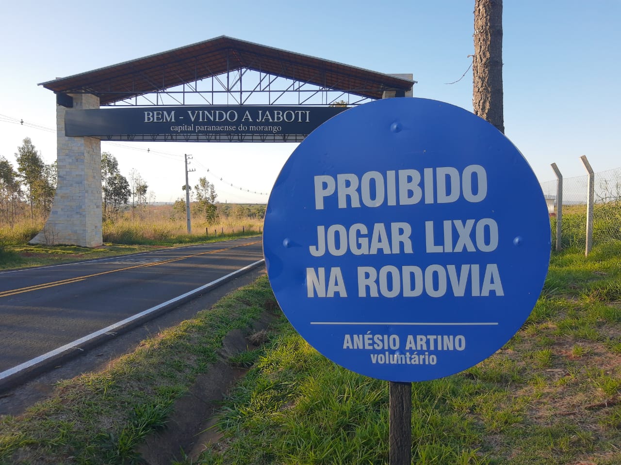 Morador da região dá exemplo de amor e cuidados com o meio ambiente em Jaboti