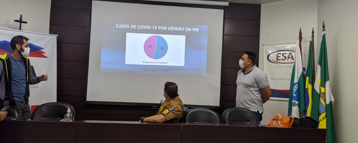 Prefeitura e Comitê Gestor d a Covid-19 se reúnem para avaliar status da pandemia em Wenceslau Braz