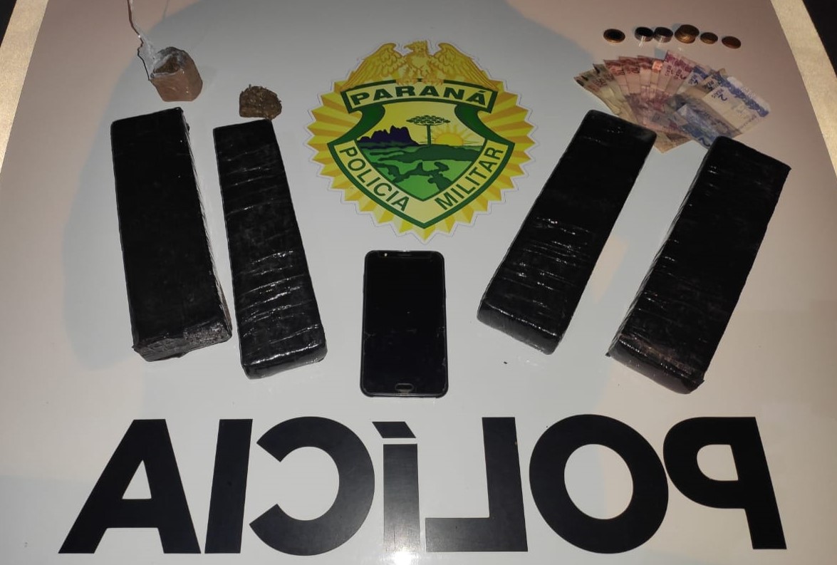 Homem é preso com três quilos de maconha em Ribeirão do Pinhal