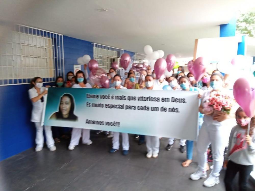 Colegas fazem homenagem a vítima de grave acidente em Santo Antônio da Platina