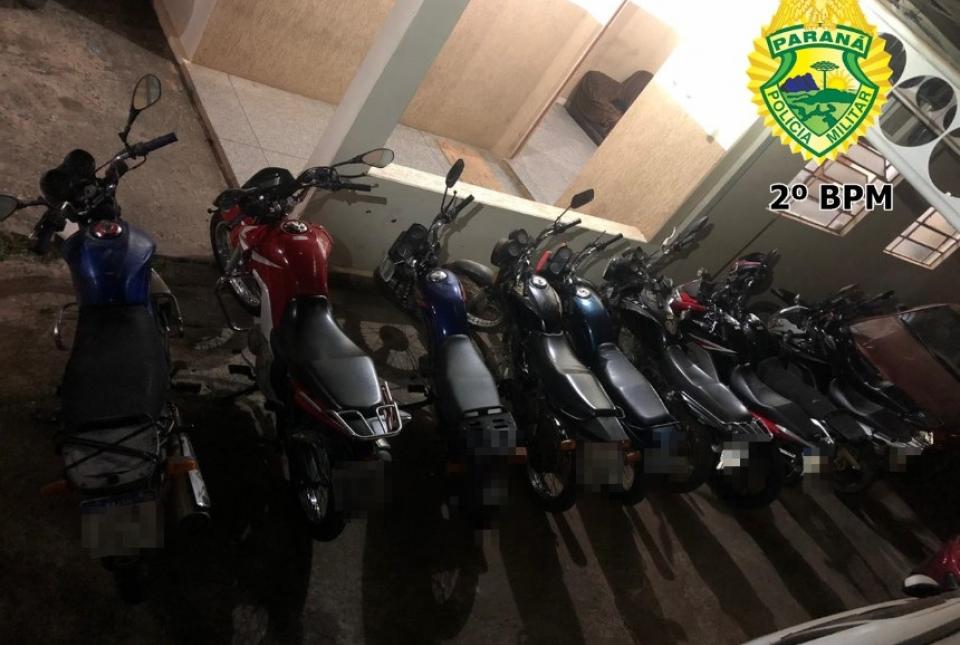 Dez motos são apreendidas durante operação em Siqueira Campos