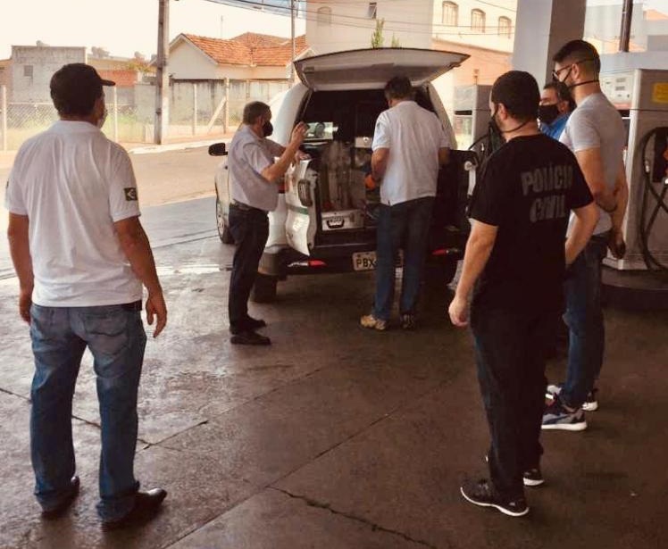 ANP, Polícia Civil e Ministério Público fiscalizam postos de combustíveis em Santo Antônio da Platina