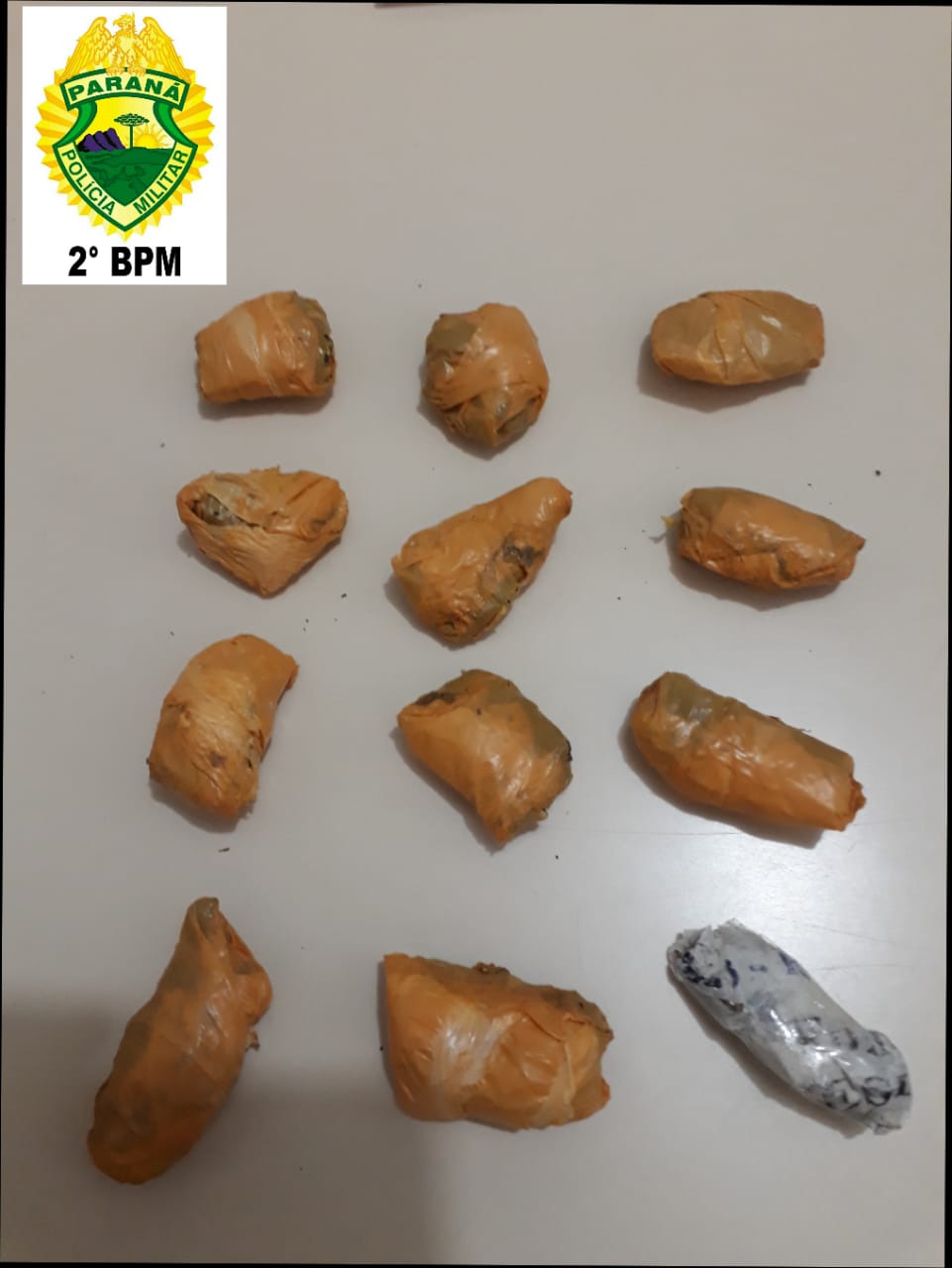 Adolescente é apreendido com buchas de maconha em Wenceslau Braz