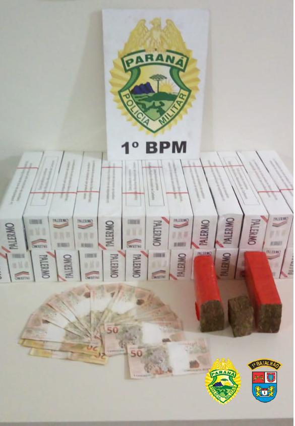 Três são presos durante operação da Polícia Militar em Jaguariaíva