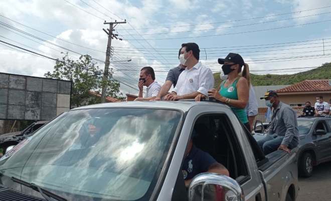 Ratinho Jr visita a região e participa de carreata em Jacarezinho