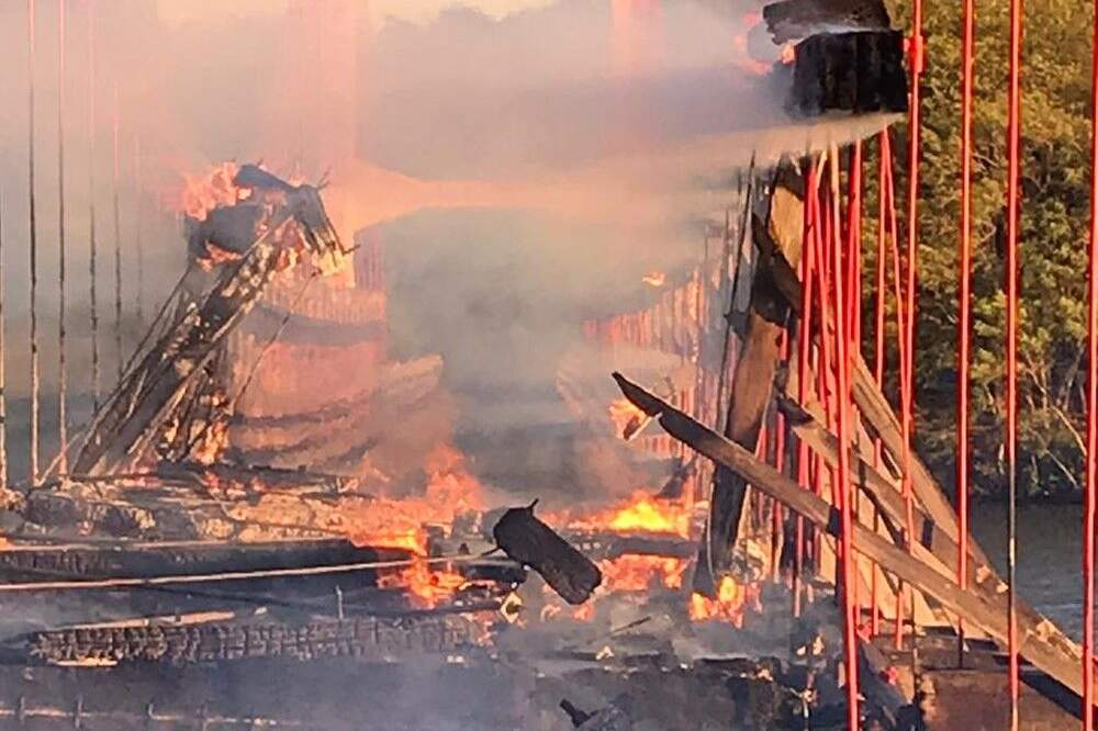 Secretaria de Cultura de Ribeirão Claro tem projeto para recuperar ponte pênsil Alves de Lima