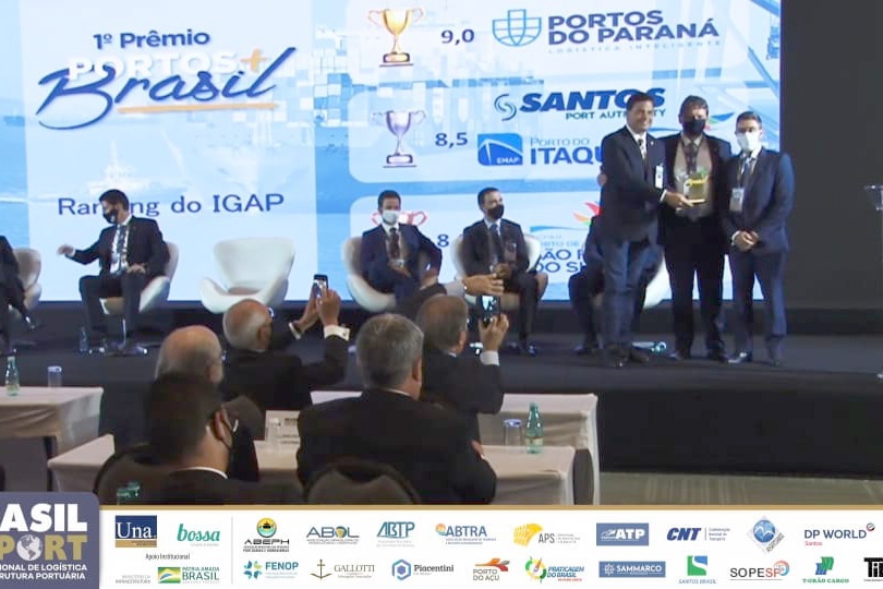 Portos do Paraná lideram premiação de melhores do Brasil