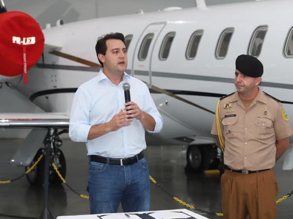 Ratinho Jr devolve avião alugado para uso do governador
