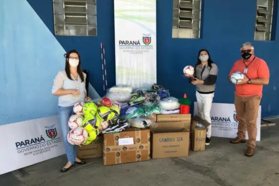Municípios receberam em 2020 R$ 35 milhões em Kits de materiais esportivos