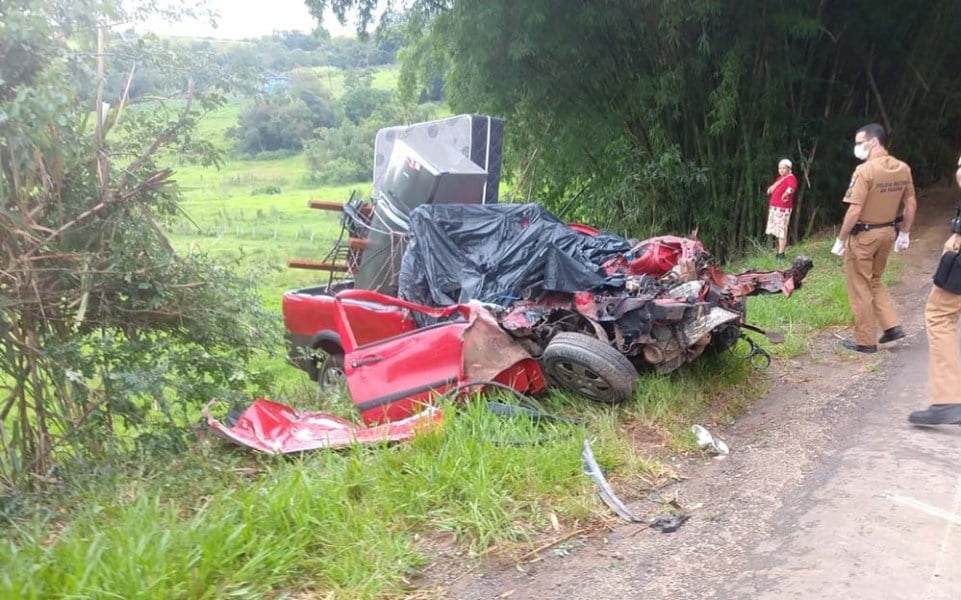 Casal de Japira morre em grave acidente de trânsito na PR-435