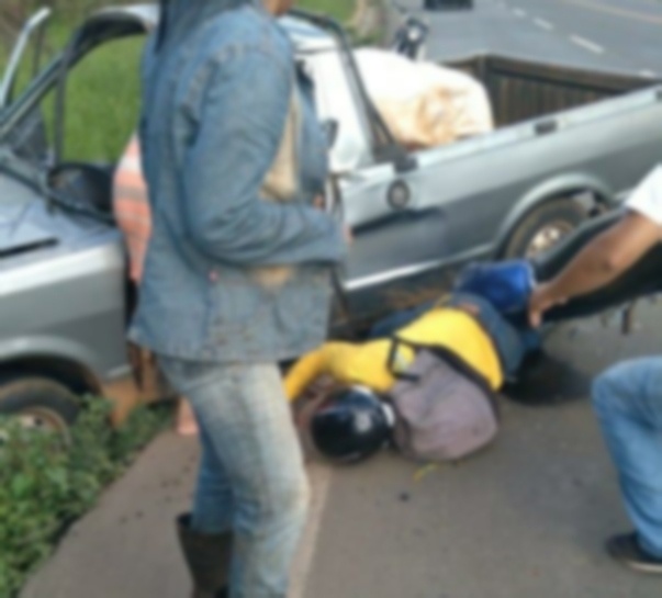 Motociclista morre em acidente com pick-up na PR-092 em Arapoti