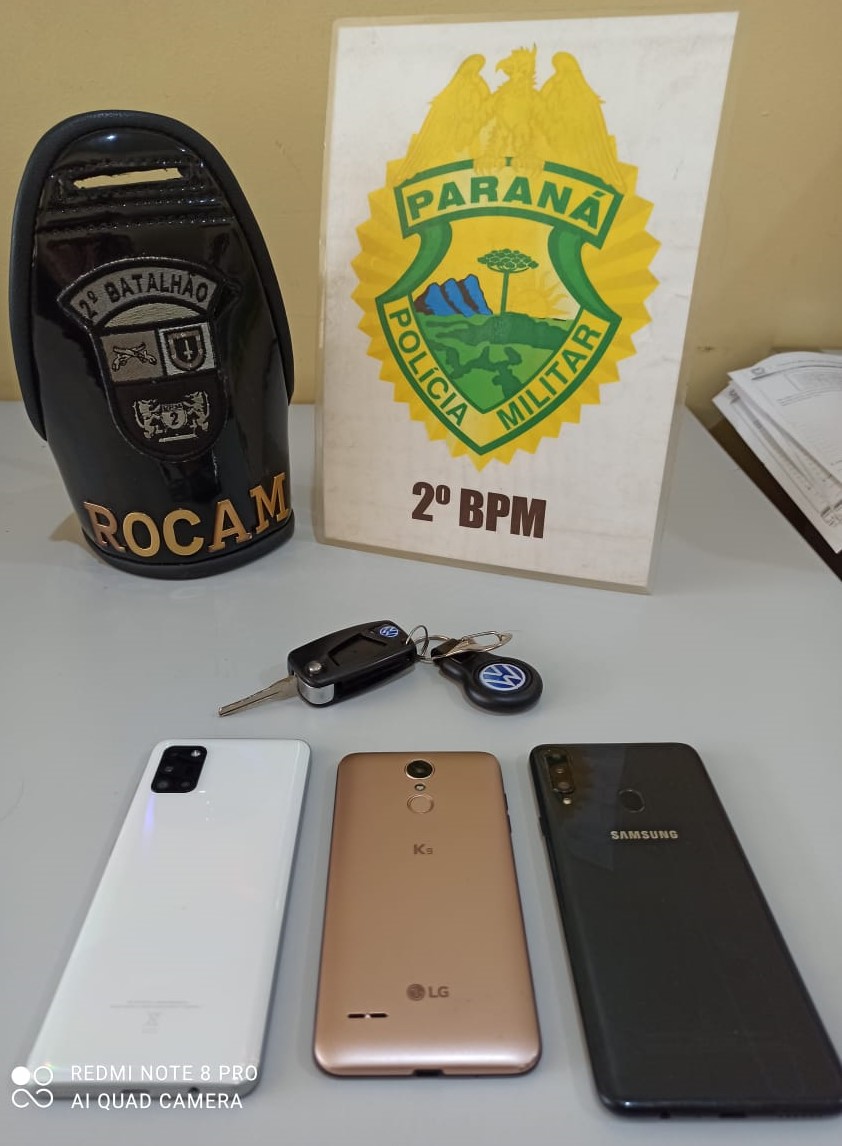 Presos suspeitos de praticarem assaltos em Santo Antônio da Platina