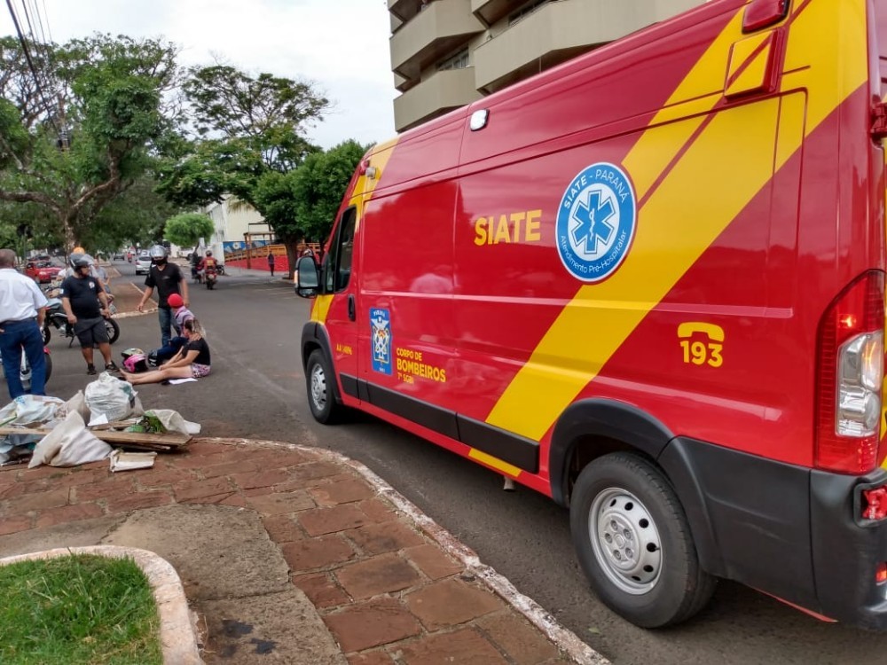 Colisão entre duas motocicletas deixa mulher ferida em município da região