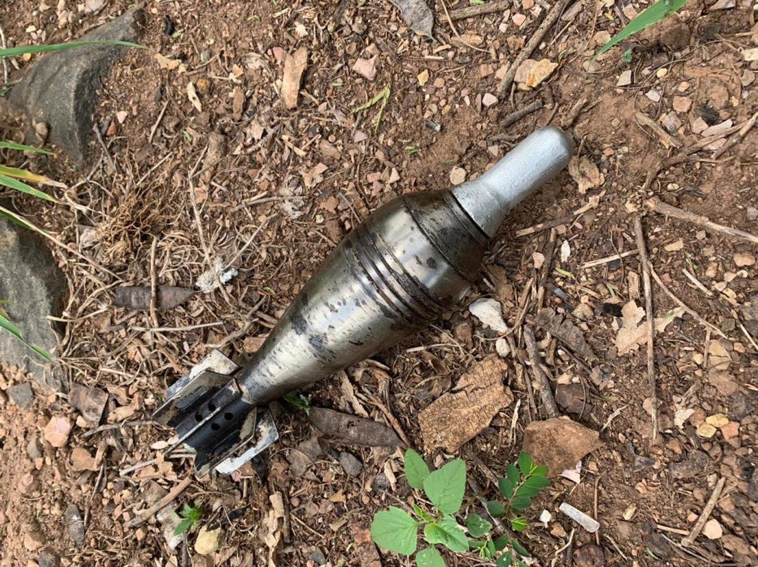 Esquadrão antibombas detona morteiro encontrado em residência no Norte Pioneiro