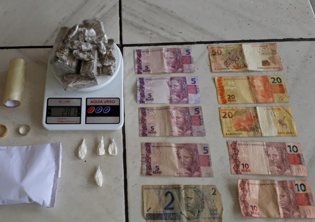 Polícia de W. Braz prende traficante de maconha e cocaína