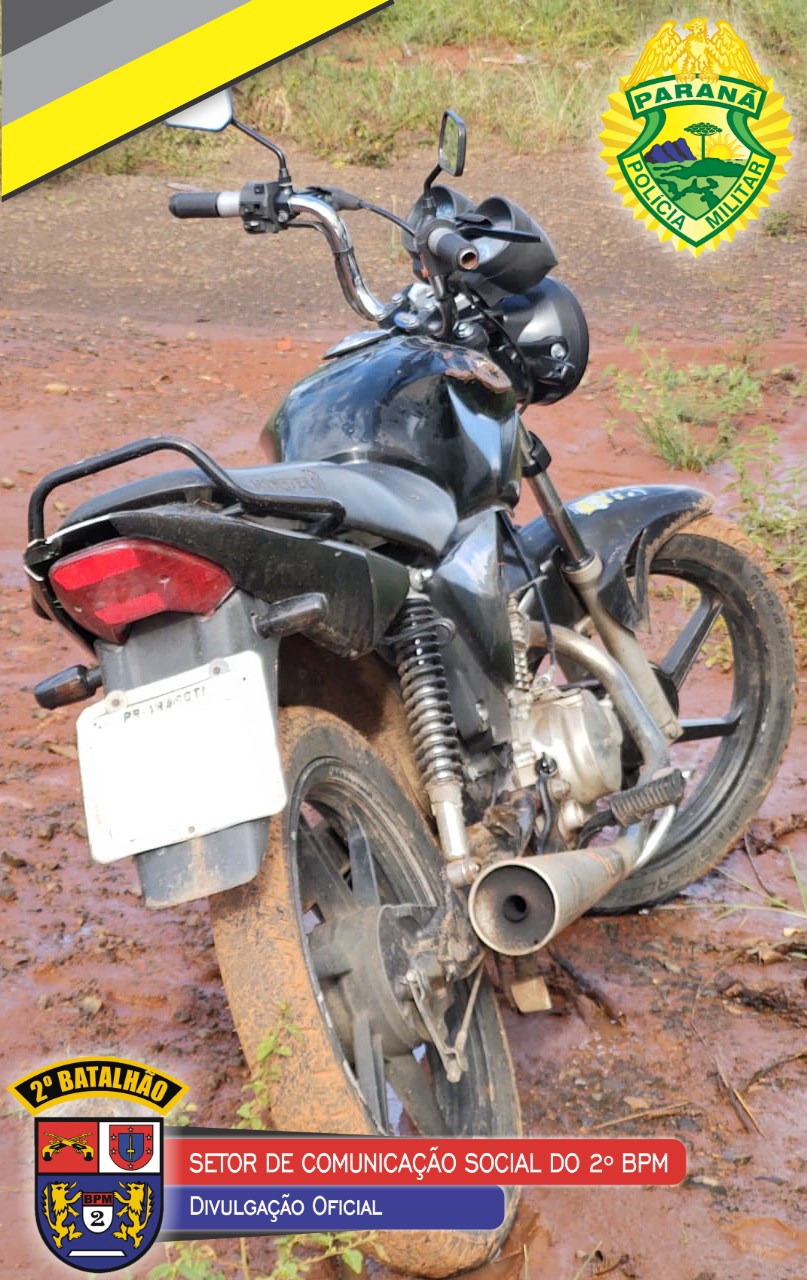 Suspeitos de furto deixam moto para trás e acabam presos ao tentar registrar B.O. em Wenceslau Braz