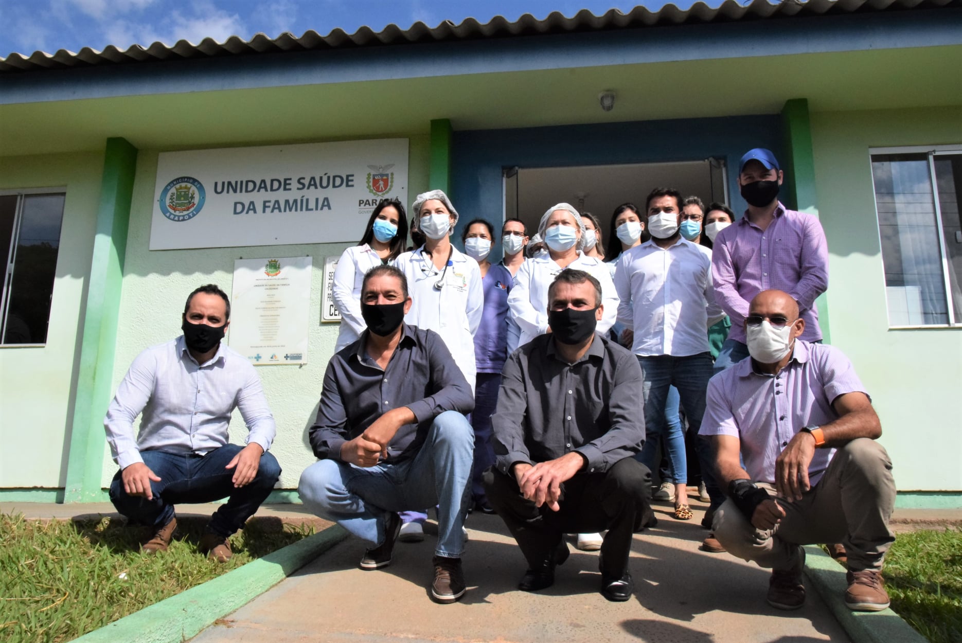 Prefeito e vereadores participam da inauguração da Farmácia Popular em Calógeras