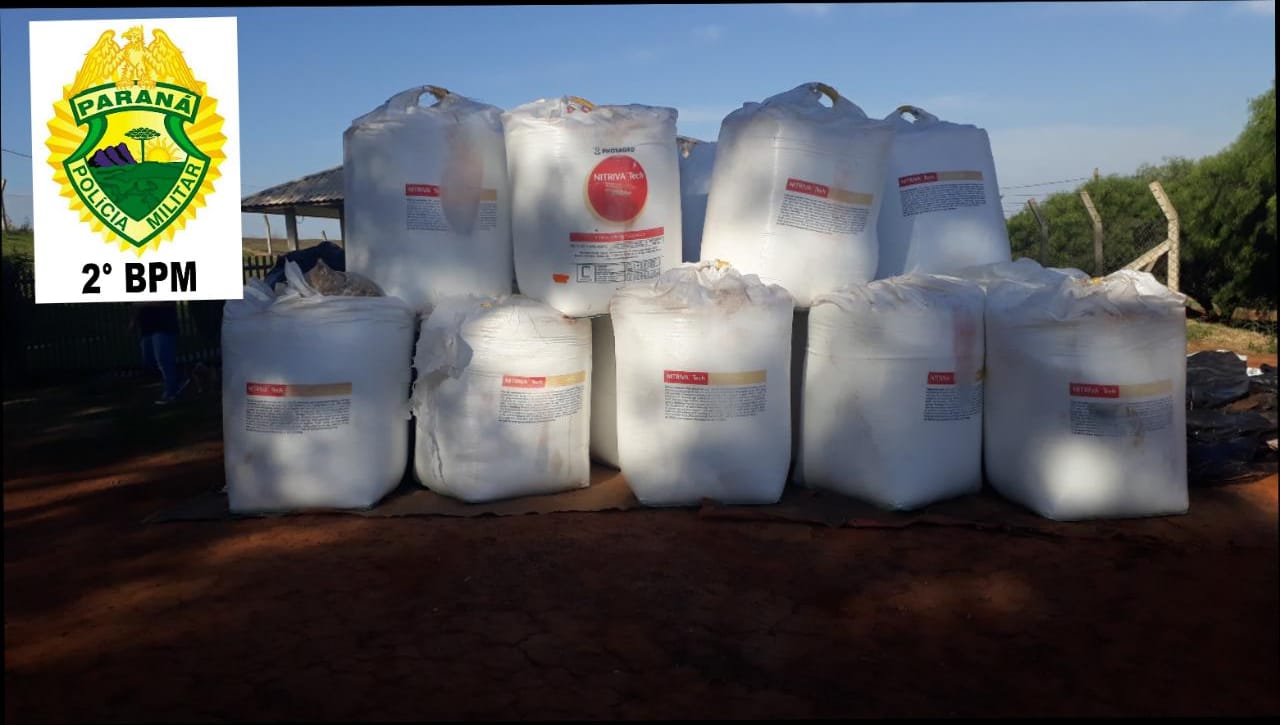 Carga roubada em Arapoti é encontrada na zona rural de Wenceslau Braz