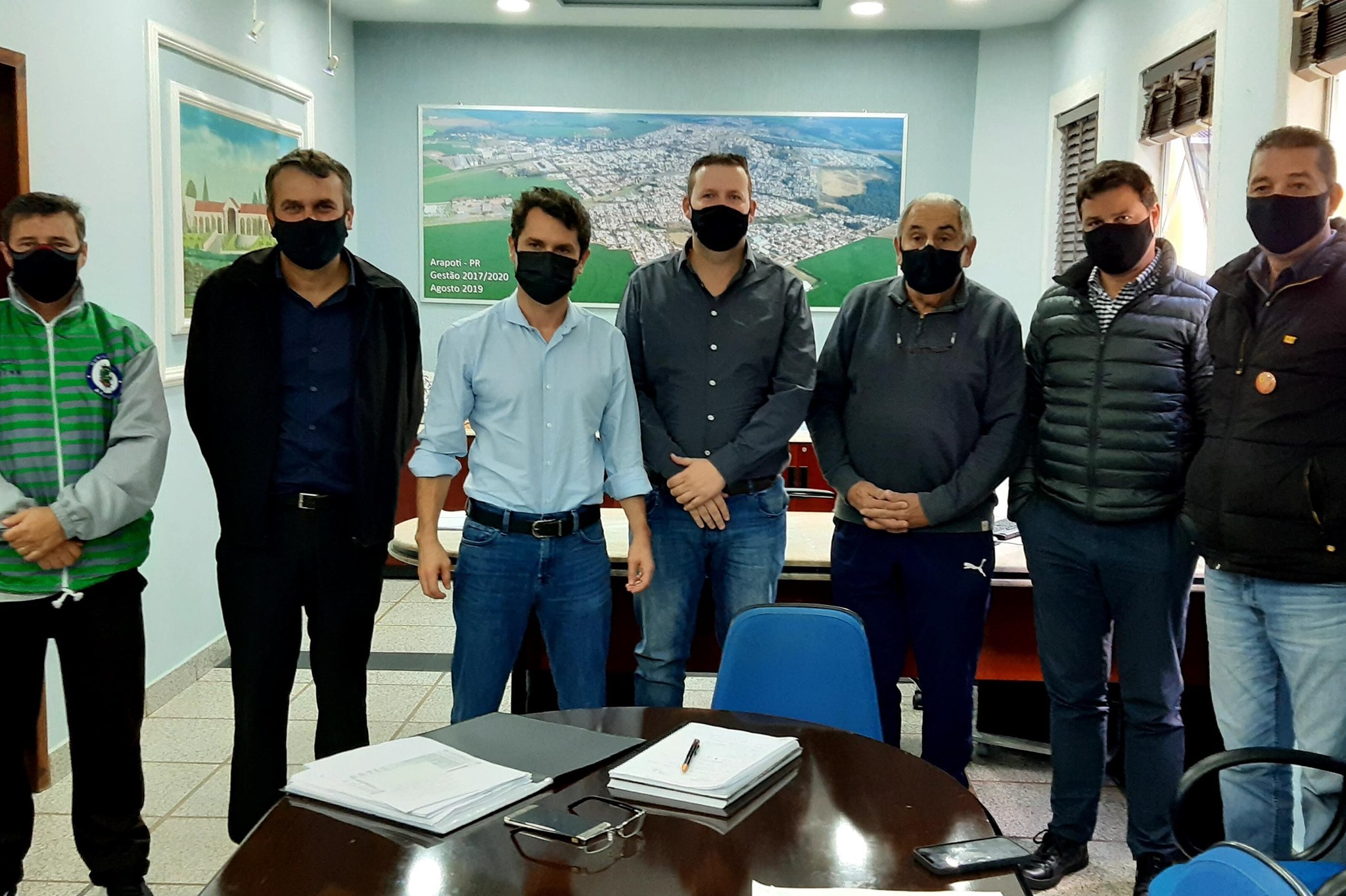 Sandro Alex e Alexandre Curi visitam Arapoti para tratar de investimentos no município