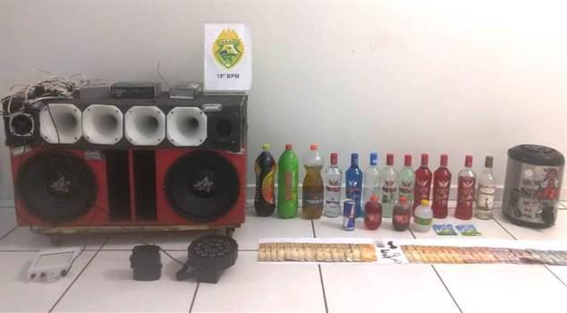 Polícia Militar fecha festa clandestina em Cornélio Procópio