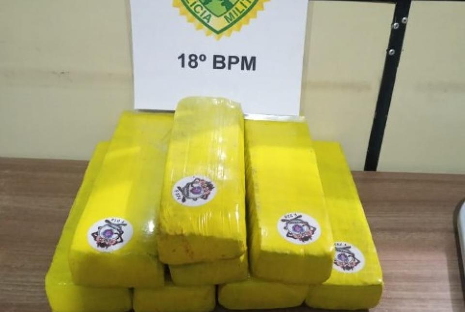 Denúncias levam a prisão de suspeito e apreensão de 5 kg de maconha no Norte Pioneiro