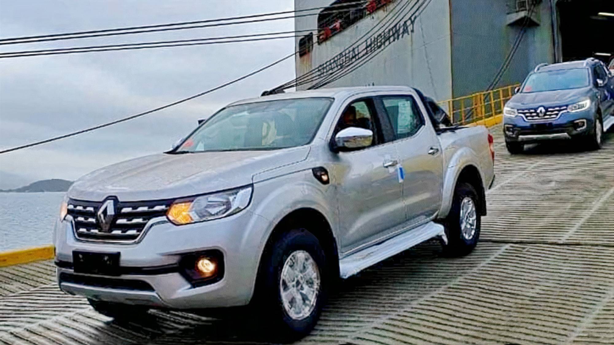 Flagra: Picape Renault Alaskan aparece chegando ao Brasil