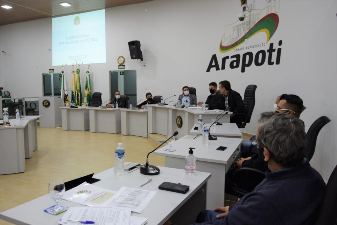 Audiência Pública em Arapoti apresenta projeções orçamentárias para 2022