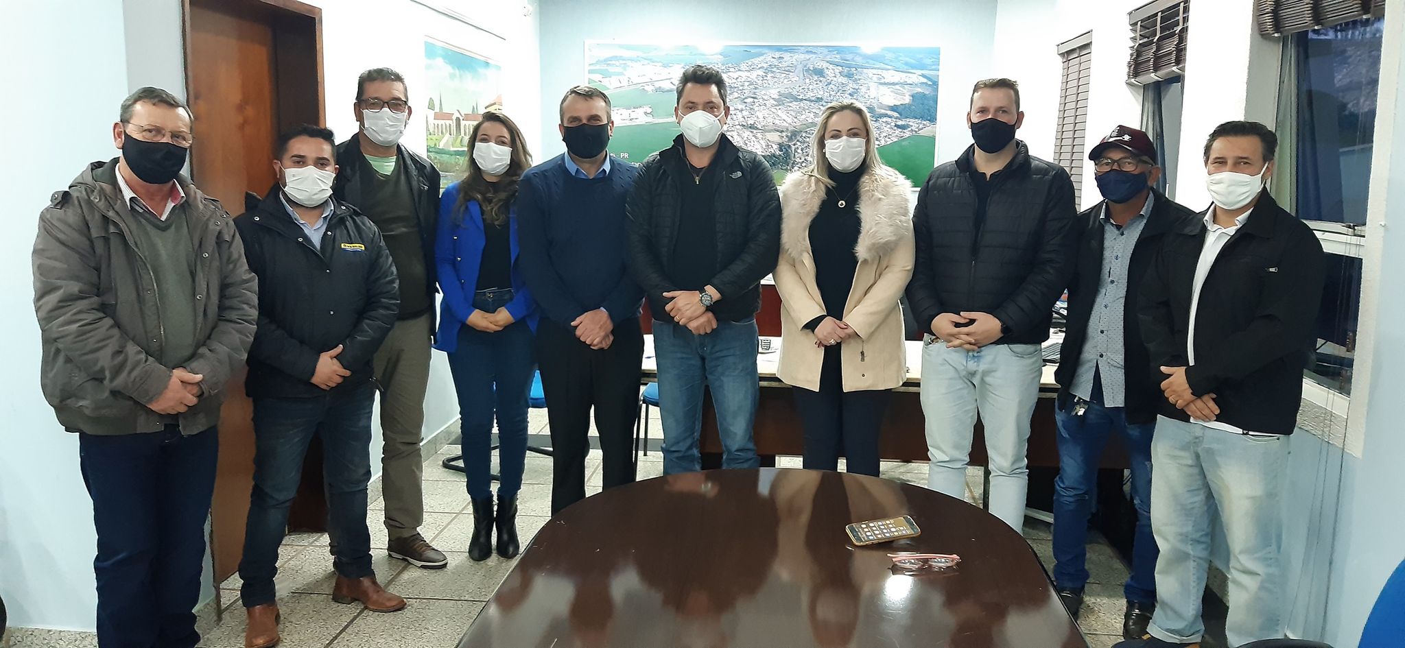 Sérgio Souza visita Arapoti e se reúne com prefeito e vereadores