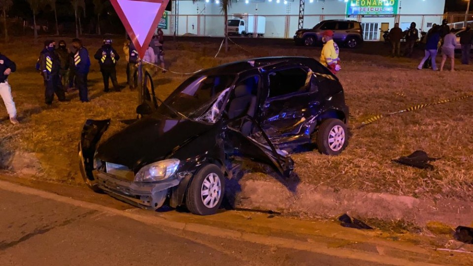 Acidente na BR-153 deixa um morto e duas pessoas em estado grave