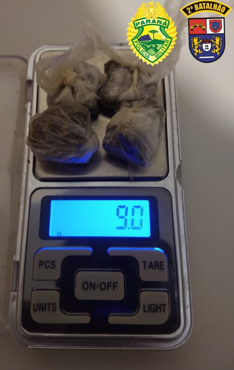 Menor é apreendido com maconha em Siqueira Campos