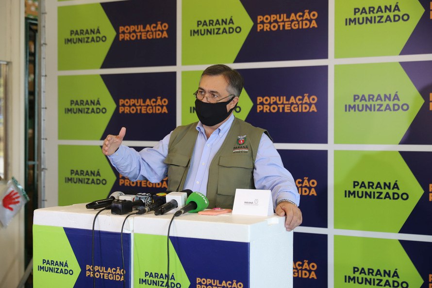 Paraná espera chegada de mais 3 milhões de doses de vacinas contra a Covid-19 em agosto