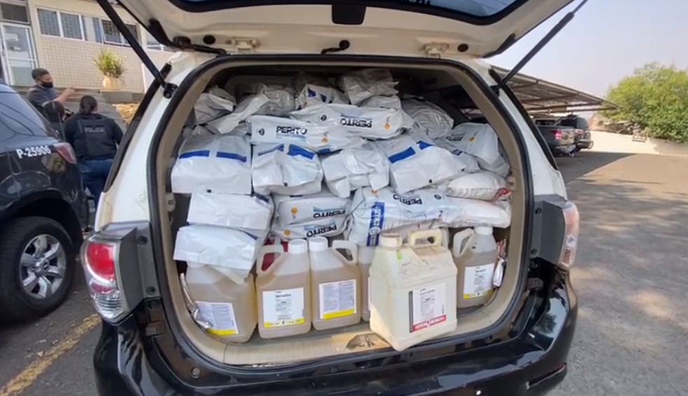 Polícia recupera no Norte Pioneiro R$ 60 mil em defensivos agrícolas furtados no interior de São Paulo