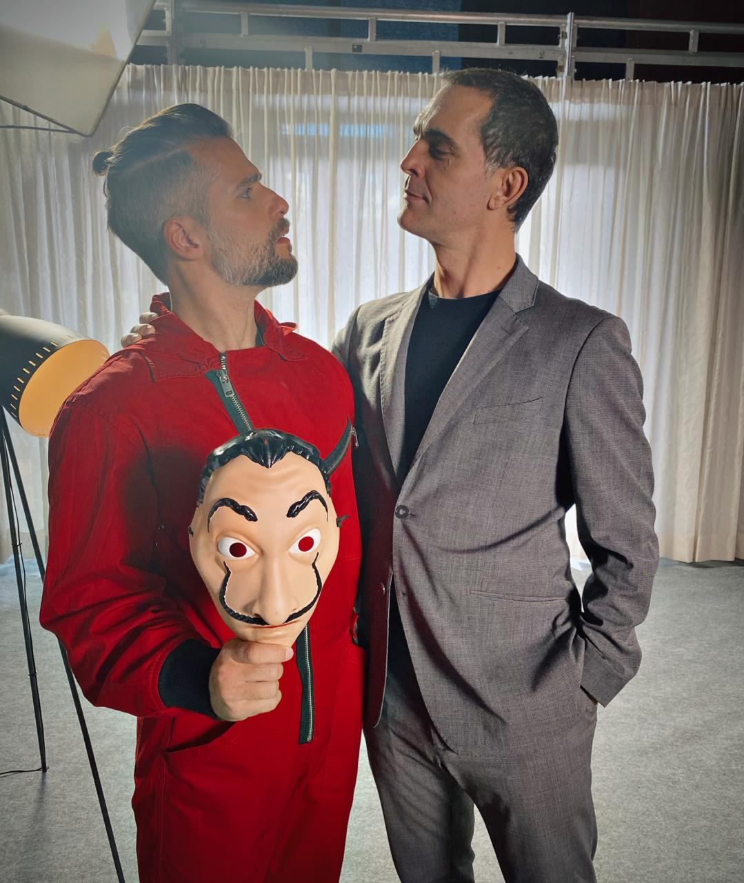 Bruno Gagliasso divulga foto secreta da 5ª temporada da série ‘La Casa de Papel’