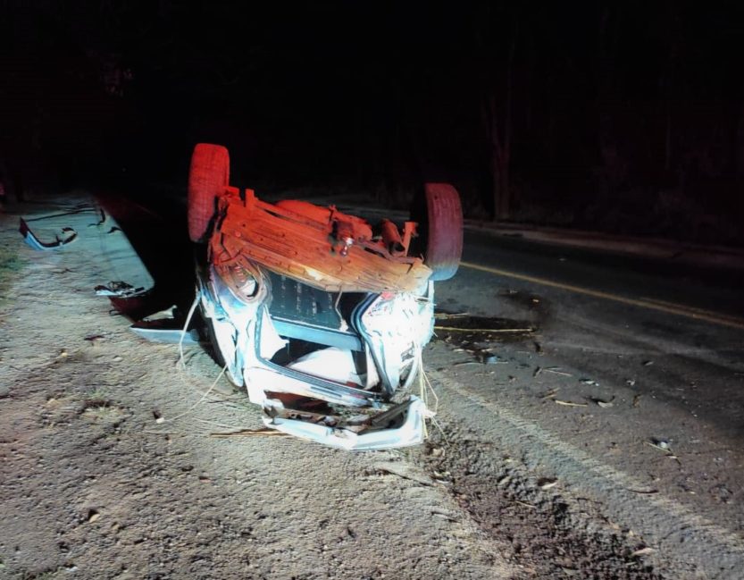 Polícia registra capotamentos em Carlópolis e Santo Antônio da Platina