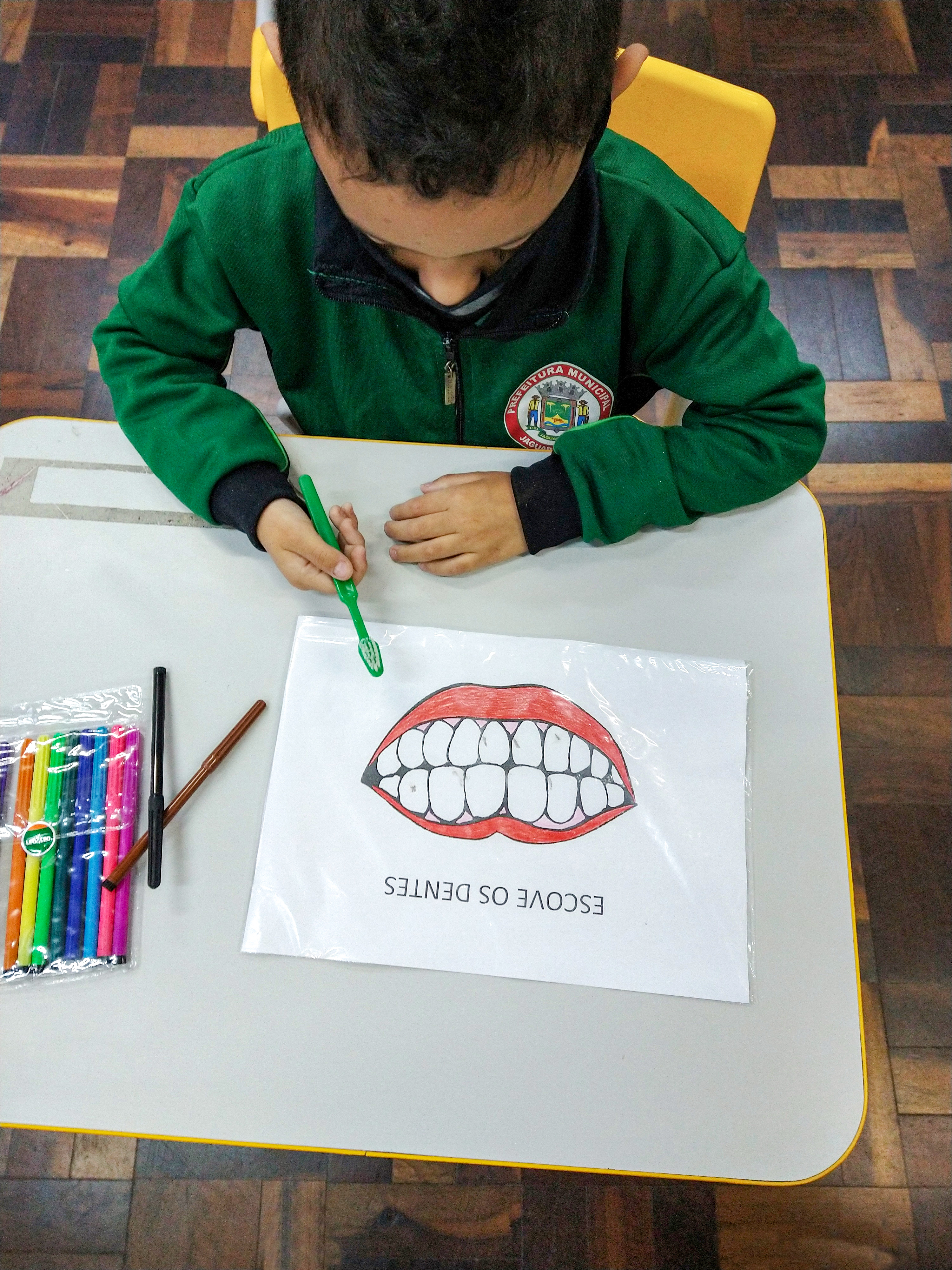 Alunos da Rede Municipal de Jaguariaíva participam de ações do Programa Sorriso Infantil