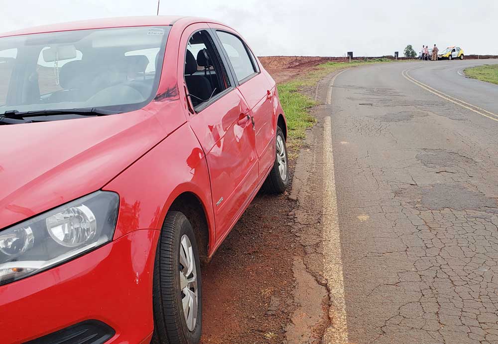 Acidente em Wenceslau Braz deixa motociclista ferido