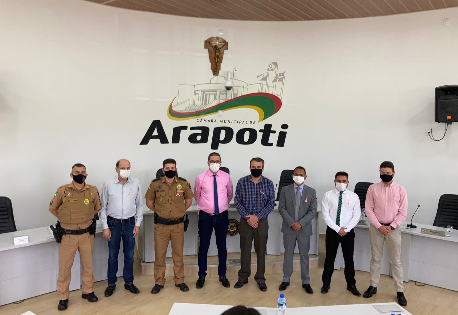 Novo comandante da 3ª CIA da PM visita a Câmara Municipal de Arapoti