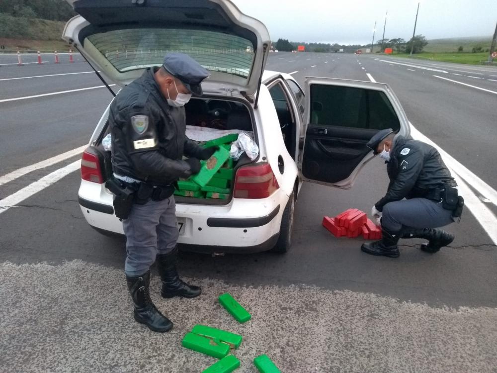 Jovem de Santo Antônio da Platina é preso com meia tonelada de maconha em São Paulo