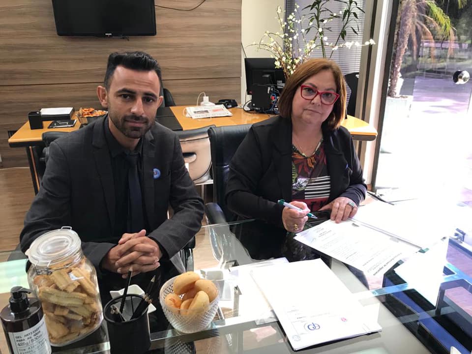 Alcione Lemos assina liberação para obras de ampliação do Colégio Nilo Peçanha