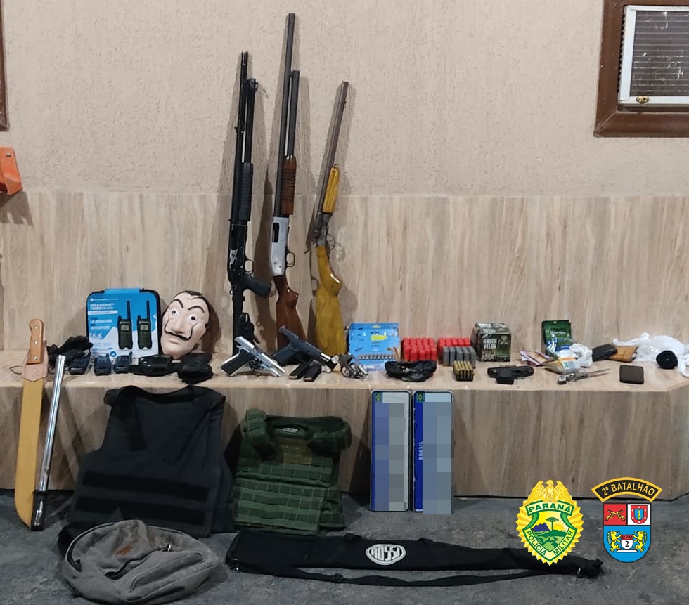 Polícia encontra arsenal e homem é preso em Quatiguá