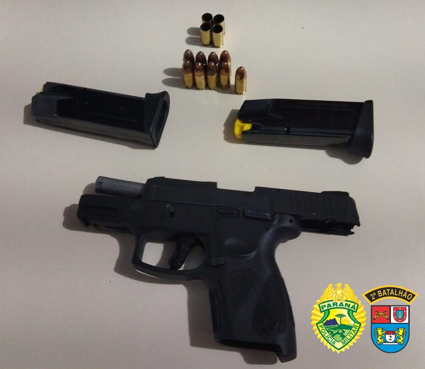 Motorista é preso após sair dando tiros no meio da rua em Quatiguá